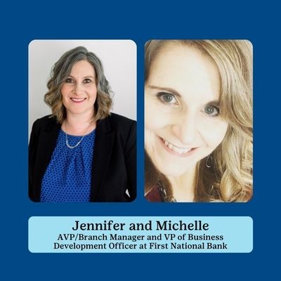 Headshot of Jennifer and Michelle