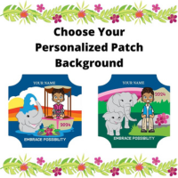 two personalized patch options