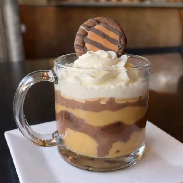 Caramel Brownie Trifle Cup