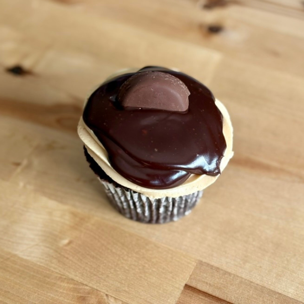 Peanut Butter Mousse Cupcake