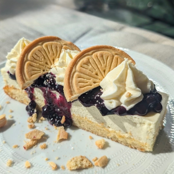 Triple Lemon Mousse Cake