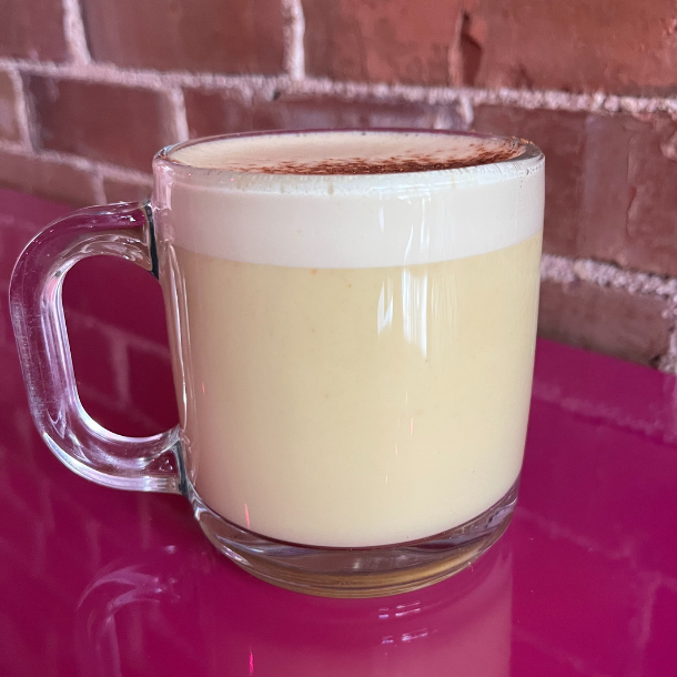 french toast cookie latte