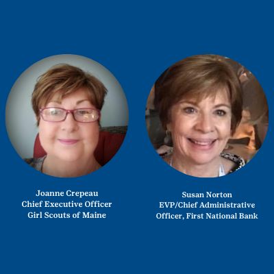 Headshots of Joanne Crepeau and Susan Norton