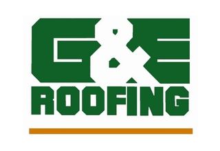 g&e roofing logo