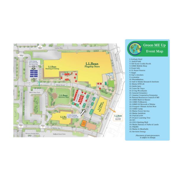 Map of L.L.Bean Campus