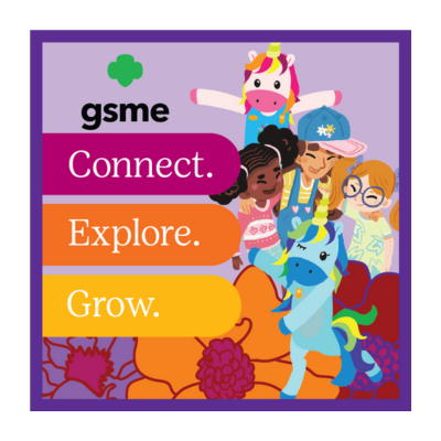 connect explore grow sticker