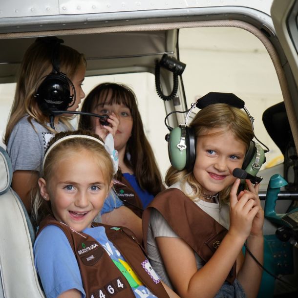 girls doing preflight check