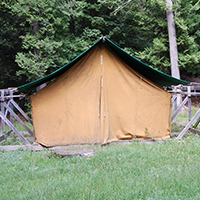 tent at camp kirkwold