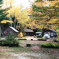 main view of camp natarswi buildings