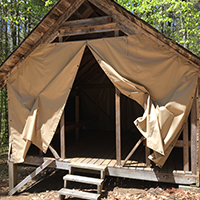 Tent at Camp Pondicherry