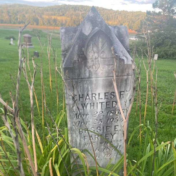 headstone in bridgewater cemetery