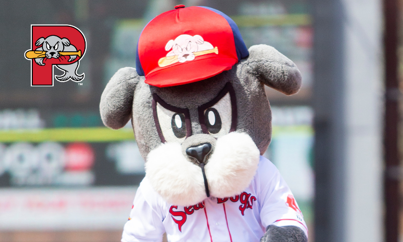 slugger and portland sea dogs logo
